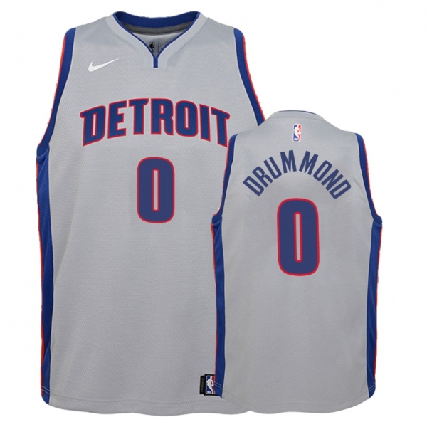 Youth Detroit Pistons #0 Andre Drummond Statement Jersey