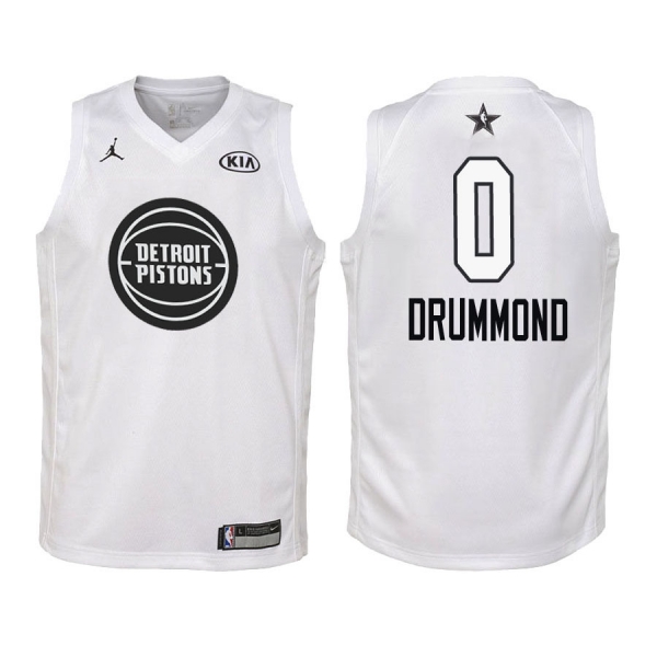 Youth Detroit Pistons #0 Andre Drummond All-Star Jersey