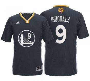 Andre Iguodala Golden State Warriors #9 Alternate Black 2017 NBA The Final Games Jersey