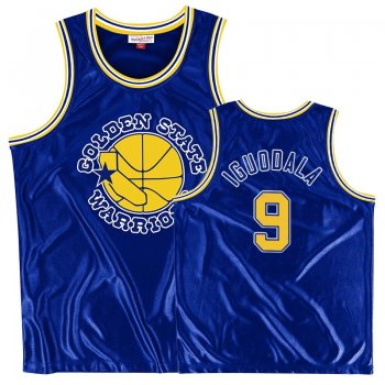 Golden State Warriors #9 Andre Iguodala Throwback Jersey