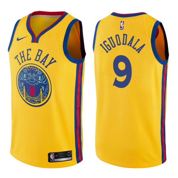 Golden State Warriors #9 Andre Iguodala City Jersey