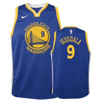 Youth Golden State Warriors Andre Iguodala #9 Royal Icon Edition Jersey