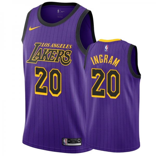 Youth Los Angeles Lakers #20 Andre Ingram City Jersey