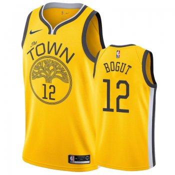 Golden State Warriors #12 Andrew Bogut Earned Jersey