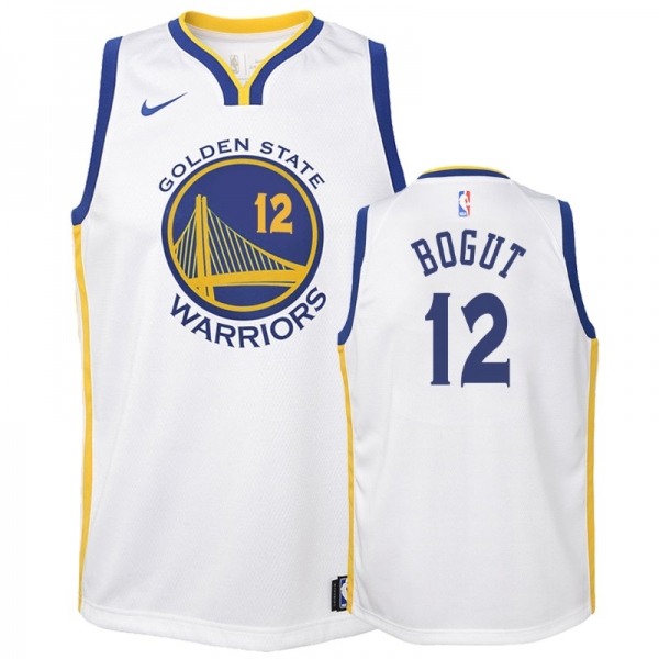 Youth Golden State Warriors #12 Andrew Bogut Association Jersey