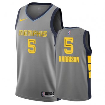 Memphis Grizzlies #5 Andrew Harrison City Jersey