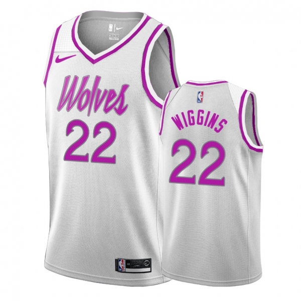 Minnesota Timberwolves #22 Andrew Wiggins Earned Jersey