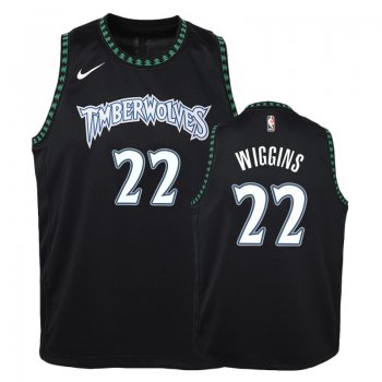 Youth Minnesota Timberwolves #22 Andrew Wiggins Hardwood Classics Jersey