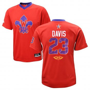 Anthony Davis NBA 2014 All-Star Western #23 Red Jersey