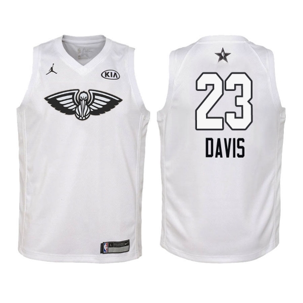 Youth New Orleans Pelicans #23 Anthony Davis All-Star Jersey