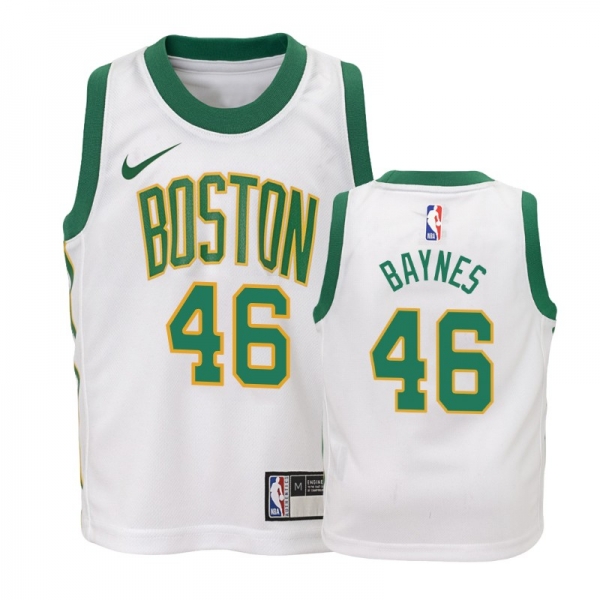 Youth Boston Celtics #46 Aron Baynes City Jersey