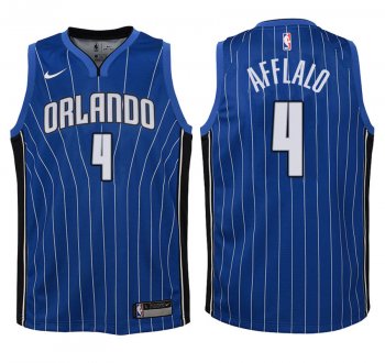 Youth Orlando Magic Arron Afflalo #4 Royal 2017-18 Icon Jersey