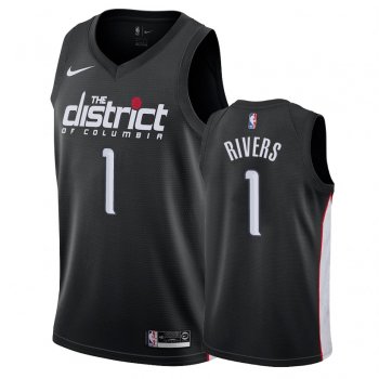 Washington Wizards Austin Rivers #1 Black 2018-19 City Jersey