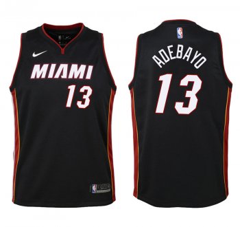 Youth Miami Heat #13 Bam Adebayo Icon Jersey