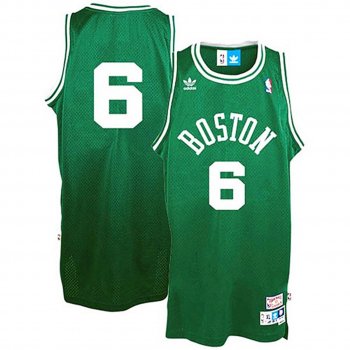 Bill Russell Celtics Green Hardwood Classics Jersey