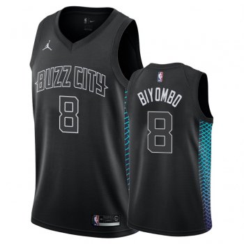 Charlotte Hornets #8 Bismack Biyombo City Jersey