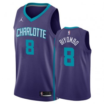 Charlotte Hornets #8 Bismack Biyombo Statement Jersey