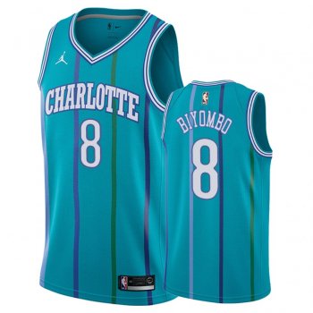 Charlotte Hornets Bismack Biyombo #8 Teal Classic Jersey