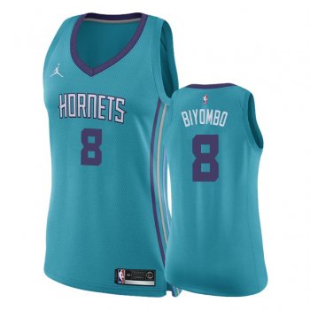 Women's Charlotte Hornets #8 Bismack Biyombo Icon Jersey