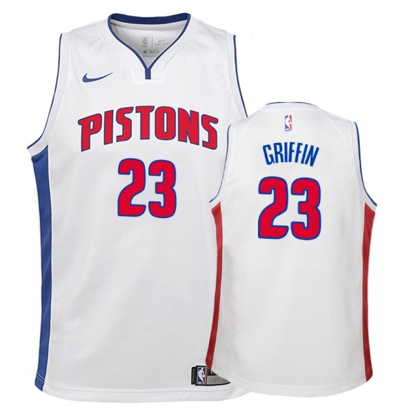 Youth Detroit Pistons #23 Blake Griffin Association Jersey