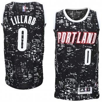 Portland Trail Blazers #0 Damian Lillard City Jersey