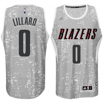 Portland Trail Blazers #0 Damian Lillard City Jersey