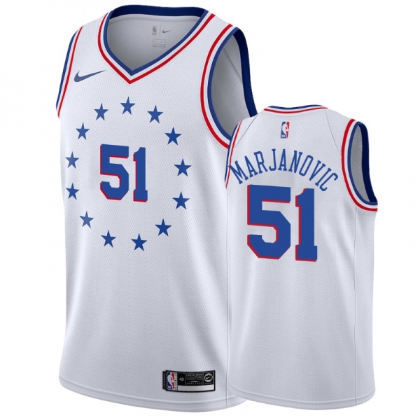 Philadelphia 76ers #51 Boban Marjanovic Earned Jersey