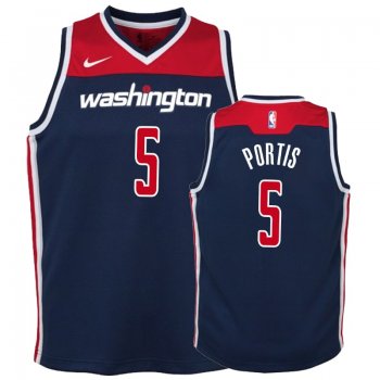 Youth Washington Wizards #5 Bobby Portis Statement Jersey