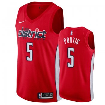 Washington Wizards #5 Bobby Portis Earned Jersey