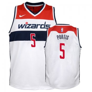 Youth Washington Wizards #5 Bobby Portis Association Jersey