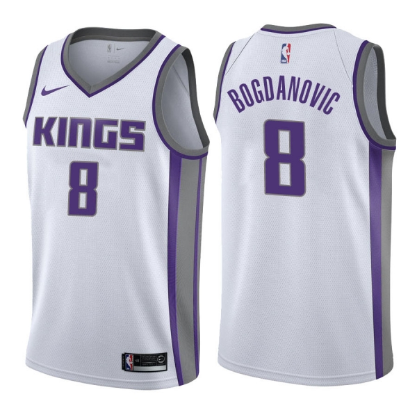 Sacramento Kings #8 Bogdan Bogdanovic Association Jersey