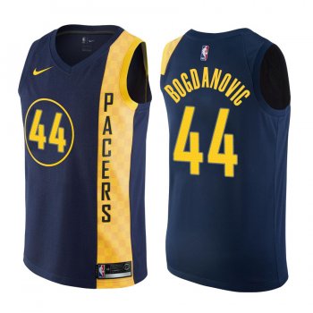 Indiana Pacers Bojan Bogdanovic #44 Navy City Edition Jersey