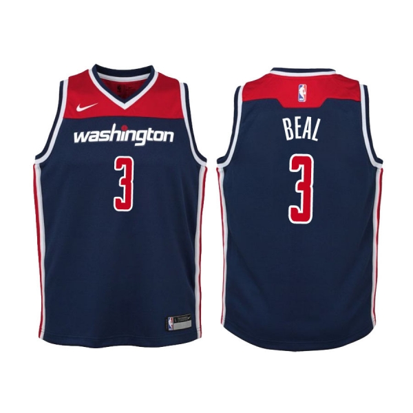 Youth Washington Wizards #3 Bradley Beal Statement Jersey