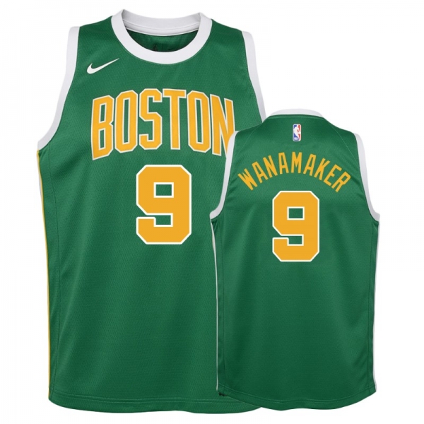 Youth Boston Celtics #9 Bradley Wanamaker Earned Jersey