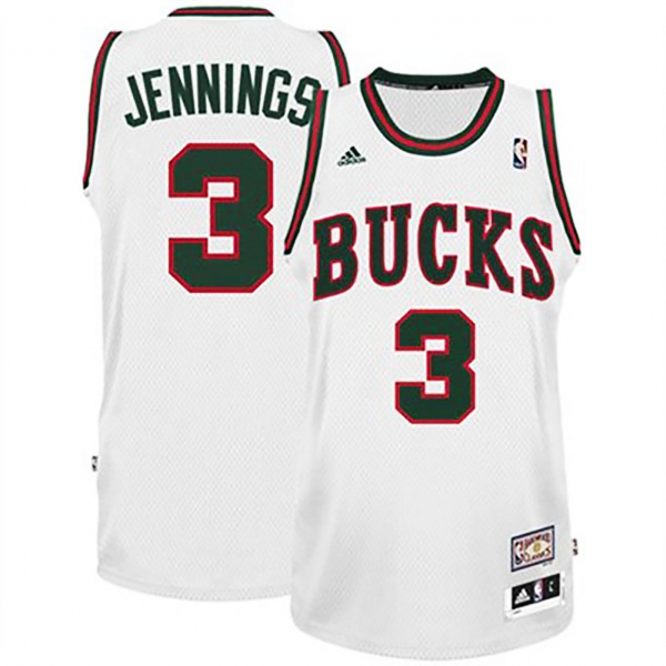 Milwaukee Bucks Brandon Jennings Hardwood Classics Jersey