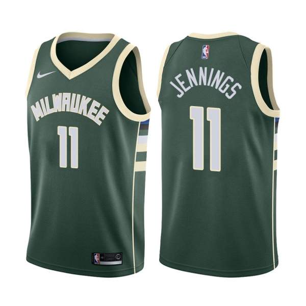 Milwaukee Bucks #11 Brandon Jennings Icon Jersey