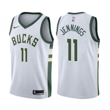 Milwaukee Bucks #11 Brandon Jennings Association Jersey