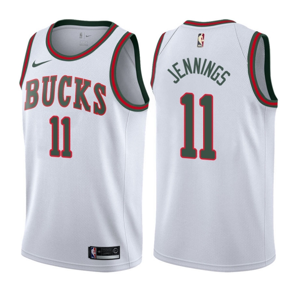 Milwaukee Bucks #11 Brandon Jennings Classic Jersey