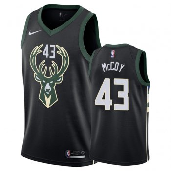 Milwaukee Bucks Brandon McCoy #43 Black Statement Jersey