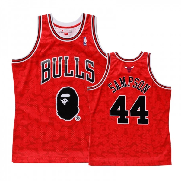 Chicago Bulls #44 Brandon Sampson BAPE Jersey