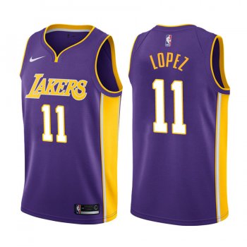 Los Angeles Lakers Brook Lopez #11 Purple Statement Jersey