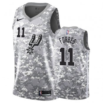 San Antonio Spurs Bryn Forbes Camo Earned Edition Jersey