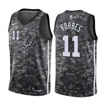 San Antonio Spurs #11 Bryn Forbes City Jersey