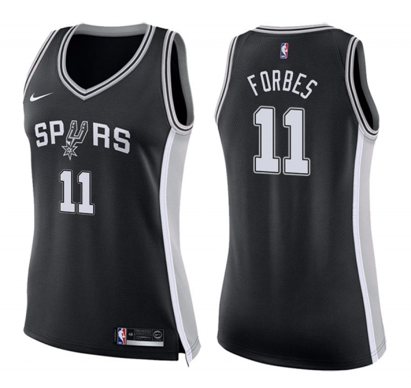 Women's San Antonio Spurs #11 Bryn Forbes Icon Jersey