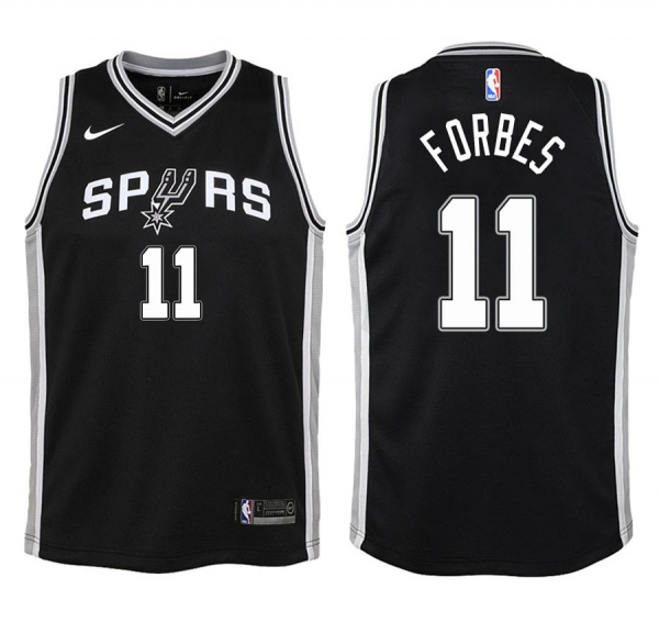 Youth San Antonio Spurs #11 Bryn Forbes Icon Jersey