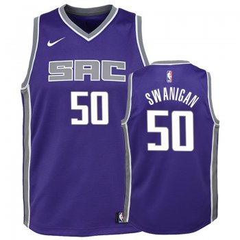 Youth Sacramento Kings #50 Caleb Swanigan Icon Jersey