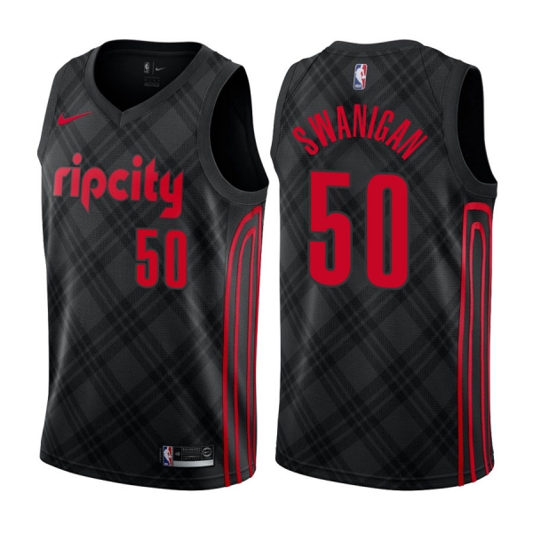 Portland Trail Blazers #50 Caleb Swanigan City Jersey