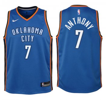 Youth Oklahoma City Thunder #7 Carmelo Anthony Icon Jersey