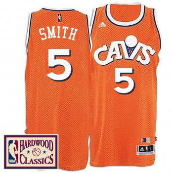 Cleveland Cavaliers #5 J.R. Smith Hardwood Classics Jersey