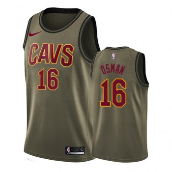 Cleveland Cavaliers #16 Cedi Osman Salute to Service Jersey